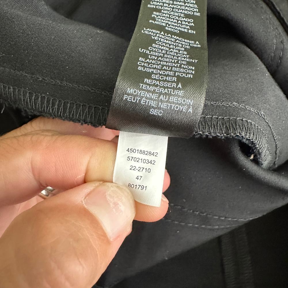 2/$30 WHBM The Skinny Ankle Pants Zip Pockets Button Ankle Mid Rise Black #8155 - Picture 10 of 13